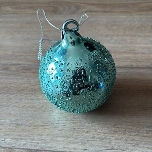 ✨🎄Green Glass Ornament🎄✨